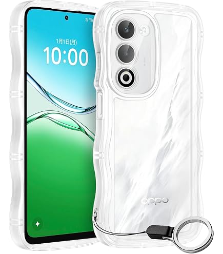 Amazon.co.jp: OPPO A5 5G ケース クリア ウェーブ TPU波状のバンパー