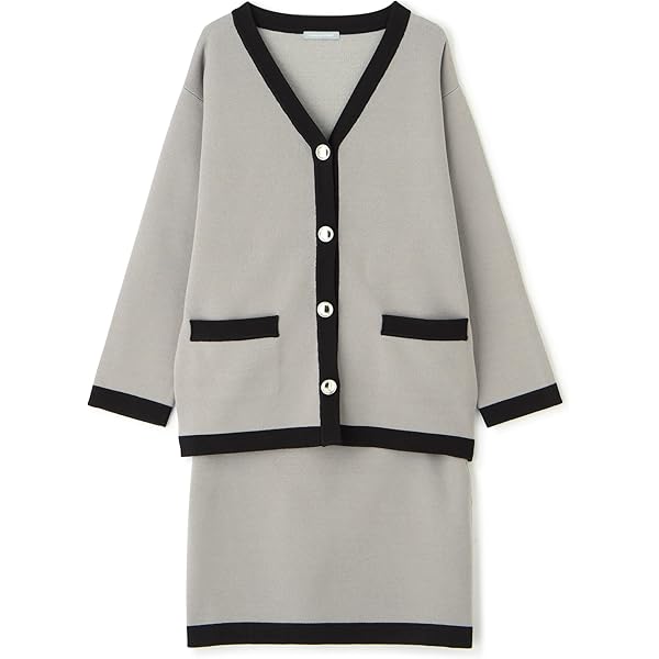コート アウター 配色リボンペプラムジャケット レディース ステン