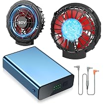 Amazon.co.jp: ファンバッテリーセット 冷却ブレート付き【30V超高出力