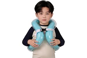 2026 Model / Popular Item in Europe and America, Wearable, Visible Safety Float for Adults, Kids, Double Air Chamber, Transparent Outer Layer, Life Jacket, 44.1 - 176.4 lbs (20 - 80 kg), Fixed Type