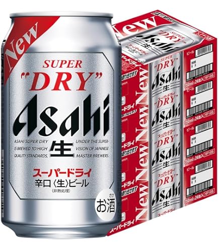 Amazon.co.jp: アサヒ スーパードライ 350ML缶ビール 24本入×2ケース