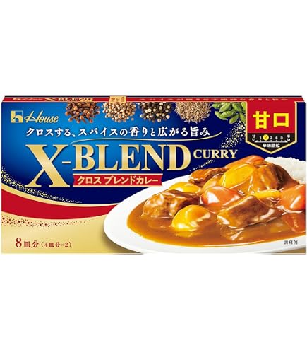 Amazon | ハウス House クロスブレンドカレー 中辛 140g ×5個 【大人も