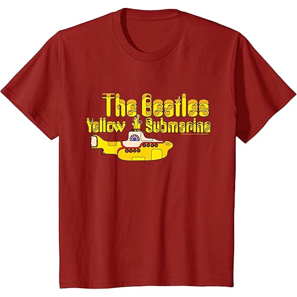 Amazon | ビートルズ - イエローサブマリン ロゴ Tシャツ | Tシャツ