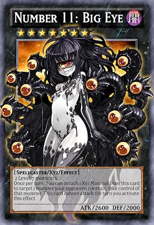 Amazon Co Jp 遊戯王カード 英語版 No 11 ビッグ アイ スーパーレア カスタムアート オリカ2 ホビー 通販