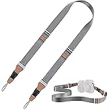 [K&F Concept] カメラストラップ ショルダーストラップ ネックストラップ 速写ストラップ 幅32mm 長さ調節可 おしゃれ 一眼レフ・ミラーレスカメラ・デジカメなど用