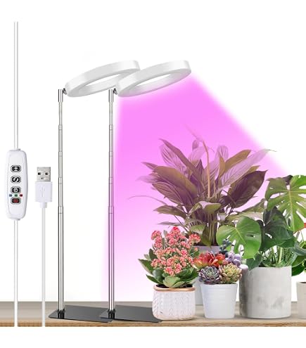 Amazon.co.jp: 雲見 植物育成ライト LED スタンド 室内栽培ライト 定時