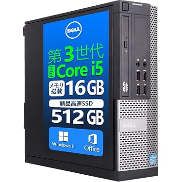 Y560 Dellデスクトップi5 SSD高速 Win11オフィス2024付き Amazon.co.jp: 【整備済み品】富士通 デスクトップPC D586/第6世代 i5