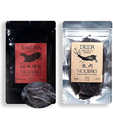 Amazon | 和漢鹿肉スティックジャーキー 150g 1袋 | 自然の森製薬
