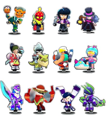 Brawl Stars ブロスタ　フィギュア スパイク　コルト　レオン　クロウ Brawl Stars ブロスタ フィギュア スパイク コルト レオン