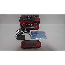 PlayStation Portable - PSP 3000 ブラック レッド 付属品付き プレイステーション・ポータブル（PSP-3000）バリューパック