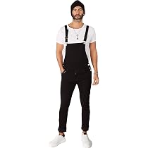 Mens Super Skinny Biker Dungarees 