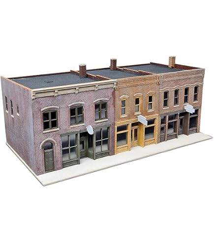 HO/N Scale Hospital Train Station Outland Models Building Scene Display Model