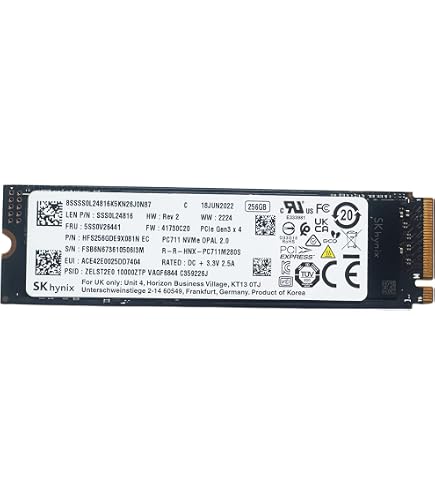 Amazon | 【整備済み品】Micron 2300 256GB NVMe SSD MTFDHBA256TDV M