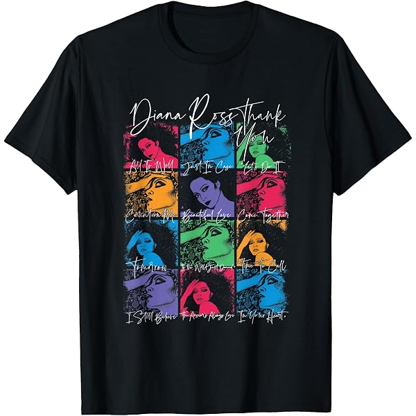 Amazon | ダイアナ・ロス スーパースター Tシャツ | Tシャツ