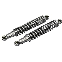 Amazon | 汎用 細巻き サス 345mm メッキ/旧車サス リア 