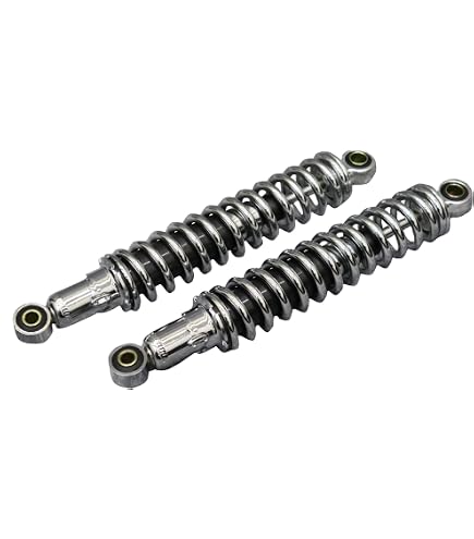 Amazon | 汎用 細巻き サス 345mm メッキ/旧車サス リア 
