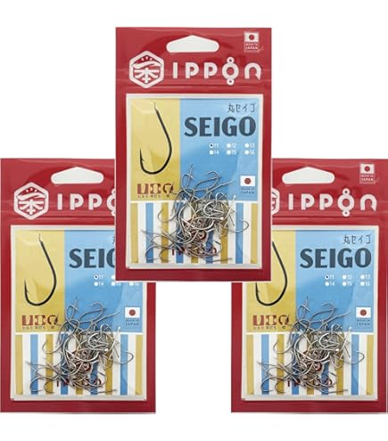 Amazon | IPPON (一本) ケン付丸セイゴ 15号 ニッケルコート 44