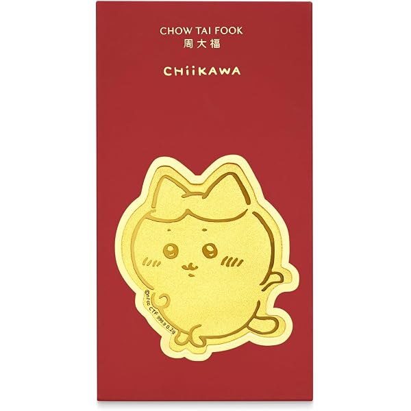 Amazon | [CHOW TAI FOOK] 周大福 X ちいかわ K24 純金 24金 うさぎ