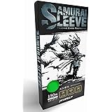 JINSELF 【150枚】 サムライスリーブ 粗目 エンボス カラー カードスリーブ カードゲーム スリーブ キャラ トレカ 66×91mm AE-150 ライトグリーン