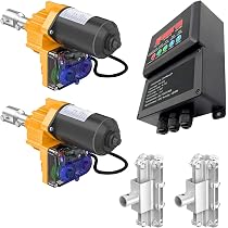 Amazon.co.jp: FOVNY ビニールハウス用 自動巻き上げ機 自動温度制御
