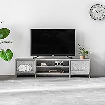 Amazon｜モダンデコ テレビ台 32-50型 対応 120cm幅 モルタルグレー