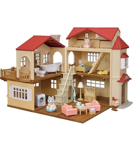 Amazon | 【Amazon.co.jp 限定】シルバニアファミリー お家 赤い屋根の