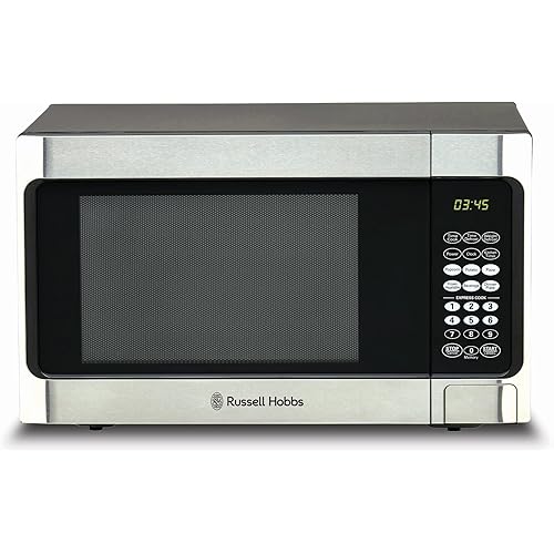 Russell Hobbs Microwave Oven Family Size, RHMO300, 1100W Power, 34L Capacity, 10 Power Levels, 6 Auto Cook Menus, LED Digital
