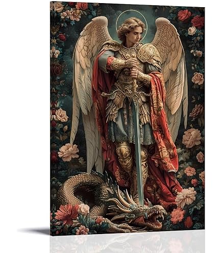 Amazon.co.jp: 大天使ミカエルの装飾画ポスター ポスター装飾絵画