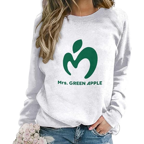 Amazon.co.jp: [QIGEHB] パーカー ミセス・グリーン・アップル 秋冬