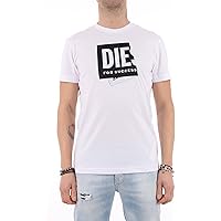 [ディーゼル] メンズ Tシャツ ロゴ ジャガードラベル 半袖 A023780HAYU