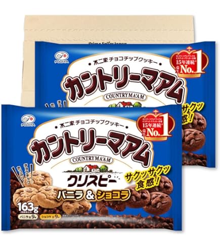 Amazon.co.jp: 不二家 カントリーマアム チョコまみれ 一袋 82g ホーム