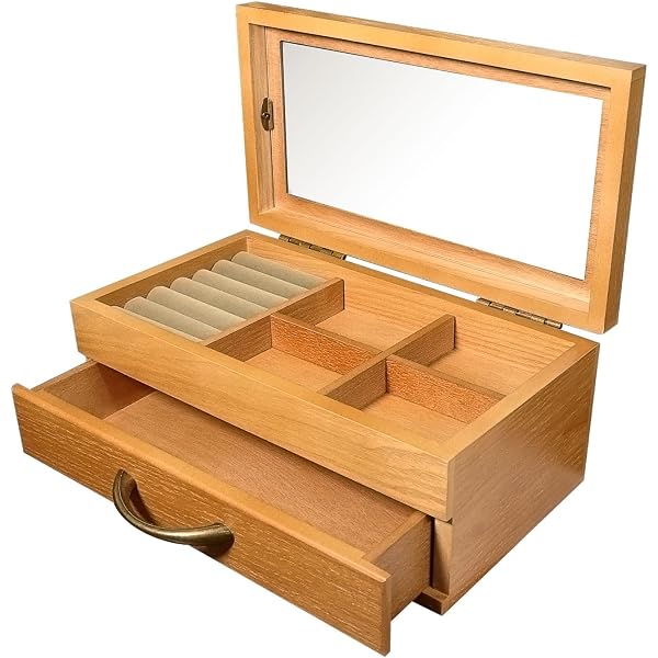 木製 ジュエリーボックス アクセサリーボックス 6段 Amazon.co.jp: 茶谷産業(Chatani) ジュエリーボックス/木製ジュエル