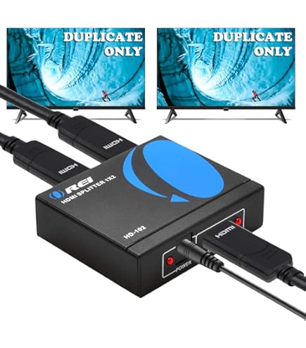 Amazon | Orei HD-104 4ポートHDMIフルHD 1080＆＃038についてパワード  