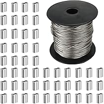 Amazon | ibubu ステンレスワイヤー ロープ 1mm セット わいやー