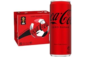 Coca-Cola Zero Sugar Soft Drink Multipack Mini Cans 6x250mL