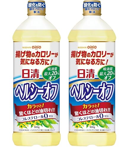 Amazon.co.jp: 日清オイリオ ヘルシーオフ 900g×4個 : 食品・飲料・お酒