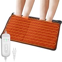 Amazon | Gillevecara 電気足温器 フットウォーマー 大判サイズ 10秒速