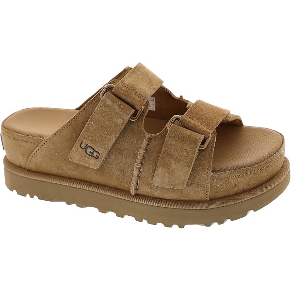 [UGG] 22cm レディース アンクルストラップサンダル マスタードシード Amazon | UGGレディースニューハイツアンクルストラップサンダル