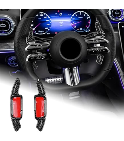 Amazon.co.jp: EVOGEAR 社外品 ベンツ 専用 パドルシフトカバー