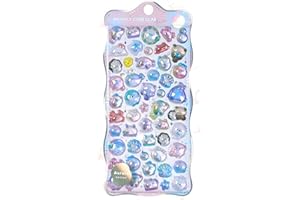 立体シール 3dシール キラキラ可愛い アクリル水晶滴膠 手帳 DIY 用 水筒・携帯ケース装飾 女の子向け ごほうび・贈り物に最適 手芸用品 (BGG-06)