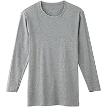 Amazon | [グンゼ] ロングスリーブシャツ ホーキンス クルーネック