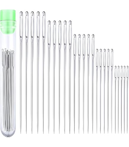 Amazon | SOMOTT 手縫い針 縫い針 長さ5cm 縫製用 23本入り 収納ケース