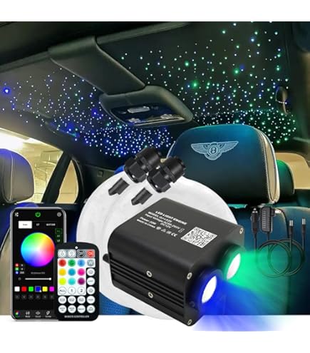 Amazon.co.jp: AZIMOM RGB 12LED 流星シューティングスターキット 600