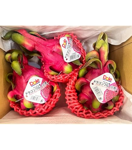 Amazon.co.jp: ドラゴンフルーツ 火龍果 赤肉種 【ケース販売】 約9KG