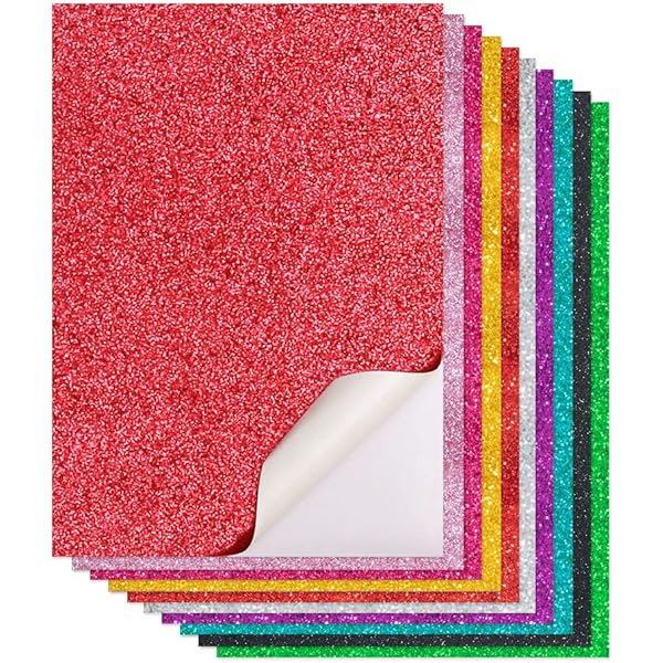 Amazon | グリッターシート/シールタイプ 30cm✕30cm (グレー 
