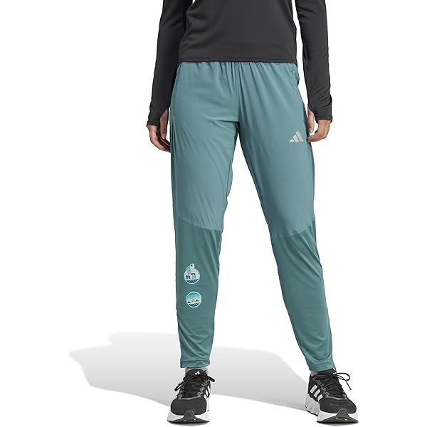 新品　adidas 駅伝 ランニングパンツ　ロングパンツ　スポーツウェア　黒　M adidas アディダス レディス 陸上/ランニング ロングパンツ
