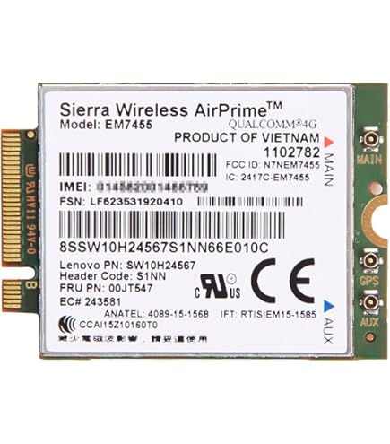 Telit LN940A9 T77W676 4G LTE モデム & アダプタ Amazon | Telit LN940A9 T77W676 X12 WWAN 4G LTE 450Mbps モバイル