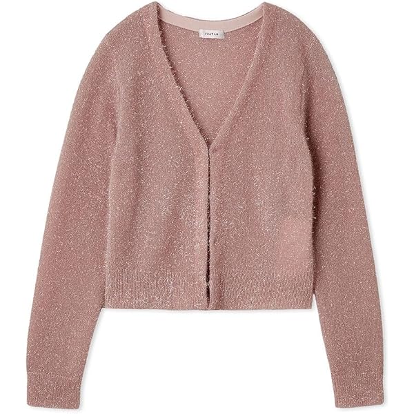 Amazon | [セルフォード] クロップドペプラムカーディガン