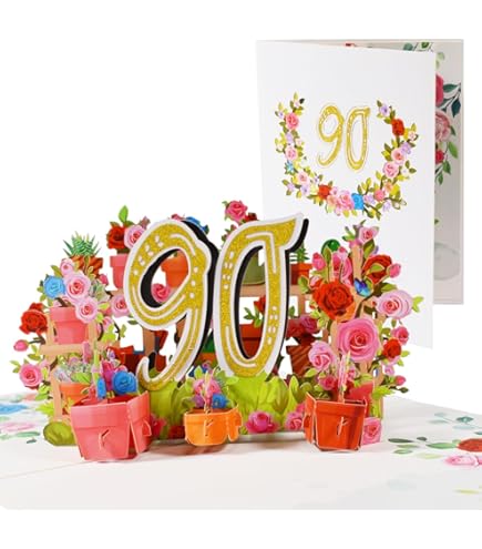 80th Birthday Cards For Men Women - Funky Rainbow Dots - Happy Birthday - View #2