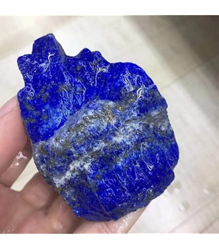 Amazon.co.jp: 原石 1個の天然ラピスラズリ粗鉱物標本ラズライトロック